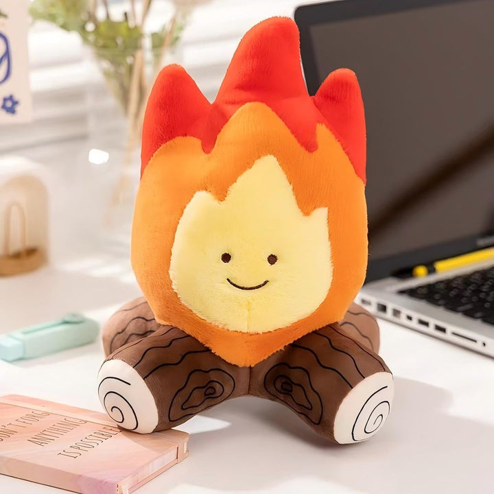 HOKESS Bonita almohada de felpa de fogata 10 pulgadas con