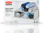 OXO Organizador de botellas de agua y contenedor de accesorios Good Grips