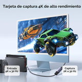 UGREEN 2K@30Hz 1080P 60FPS Tarjeta de captura de vídeo 4K Entrada H...