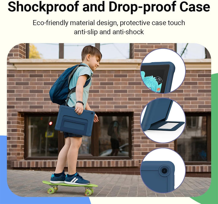 UEMXDOX Tableta para niños, Android 15, tableta para niños de 3 año...