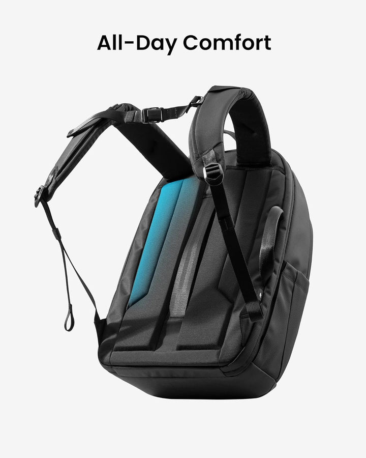 tomtoc T77 Mochila para portátil, bolsa de trabajo grande para nego...