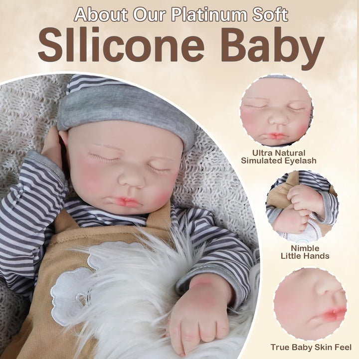 Muñecas Reborn de Bebé Realistas Niño - Muñeca de Bebé de 18 Pulgad...