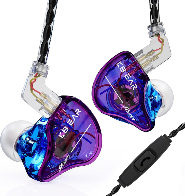 YINYOO KBEAR Storm - Auriculares profesionales con monitor de oído...