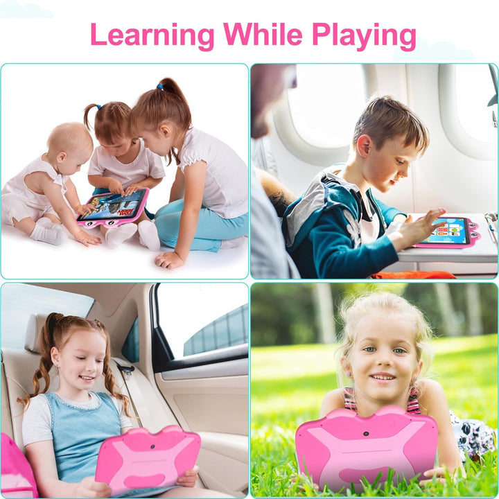 Tablet para niños de 10.1 pulgadas Android 11, 64 GB, con estuche,...
