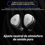 BQEYZ BQ10 12mm Dynamic Wired Earphones, 3.5mm en-Ear Monitor IEM