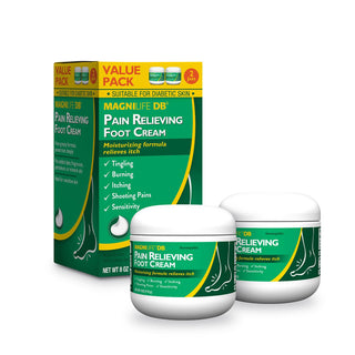 MagniLife DB - Crema de pies para aliviar el dolor, tarro de 4 onza...