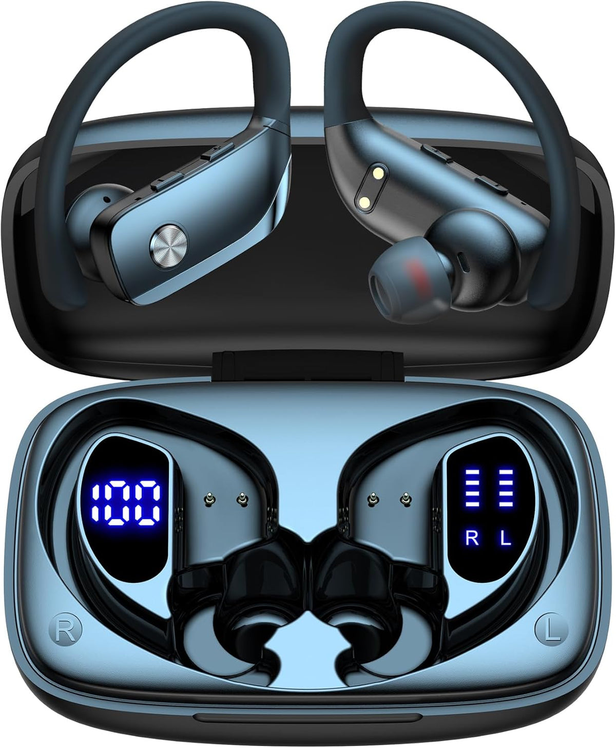 Auriculares inalámbricos bmani, auriculares Bluetooth con 80 horas...