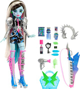 Muñeca Monster High, Frankie Stein Amped Up Rockstar con instrument...