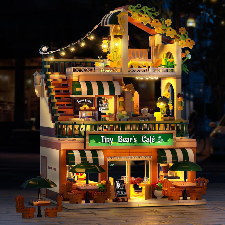 City Coffee House - Juego de construcción con luz 1173