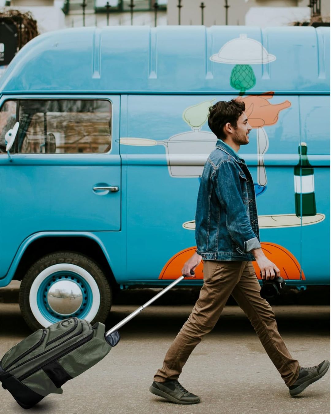 MATEIN Mochila con ruedas, mochila de viaje de 17 pulgadas para lap...