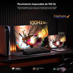 MNN Monitor portátil para juegos de 23.8" 100Hz FHD IPS USB-C H...