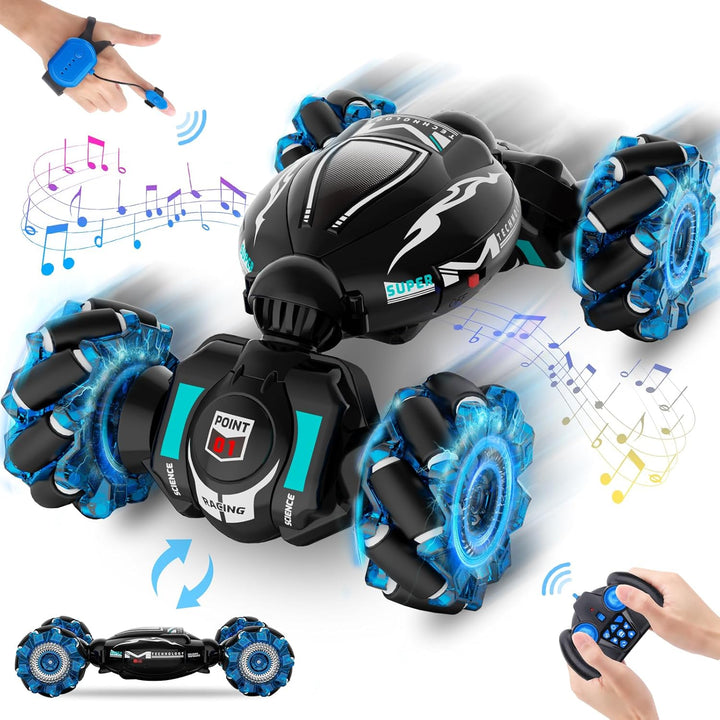 Fosgoit Coches RC, juguete de acrobacias con detección de gestos pa...