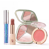 FOCALLURE 4 PCS Makeup Set with Contour Palette Lipstick Mascara Bl...