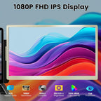 KEFEYA Extensor de pantalla para laptop, monitor portátil de 15.6 p...