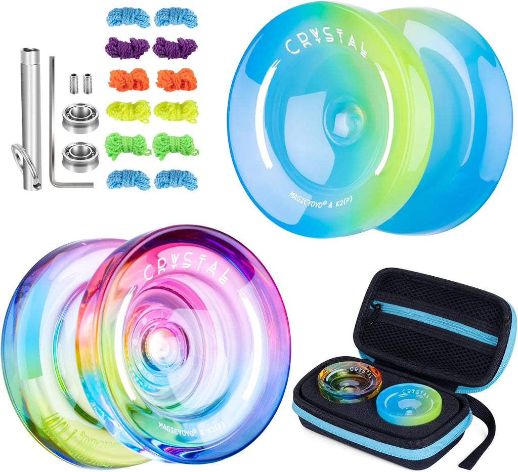 K2 Yoyo Crystal - Yoyo profesional sensible para niños principiantes