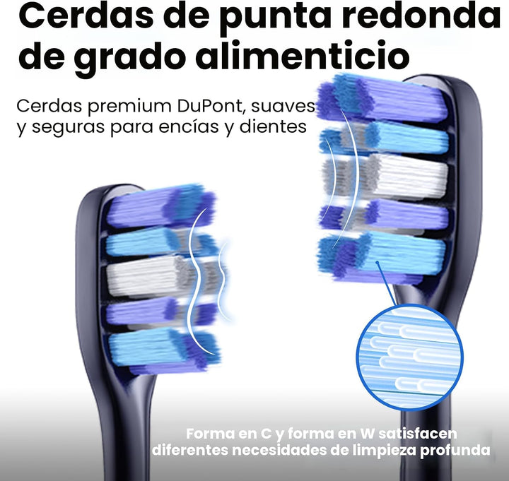 Marlincare - Cepillo de dientes eléctrico para adultos, cepillo de...