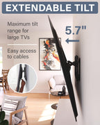 SANUS - Soporte de pared extensible inclinable para televisores de 46 a 90