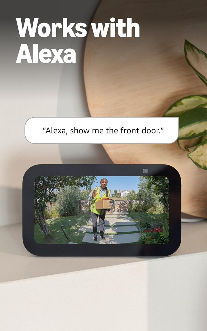 Ring Video Doorbell Wired, Audio bidireccional, detección de movimi...