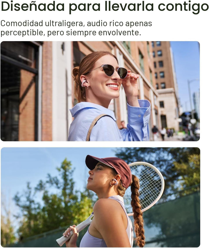 SHOKZ OpenDots ONE - Auriculares de oído abierto, Auriculares de cl...
