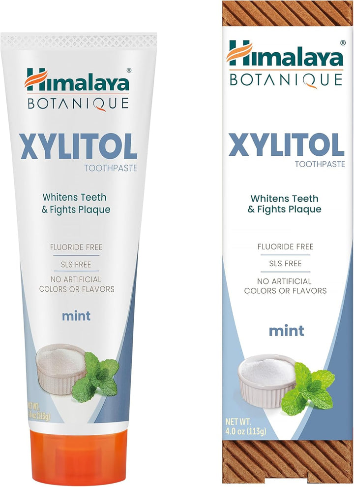 Himalaya Botanique Pasta de dientes con xilitol, sabor menta - Past...