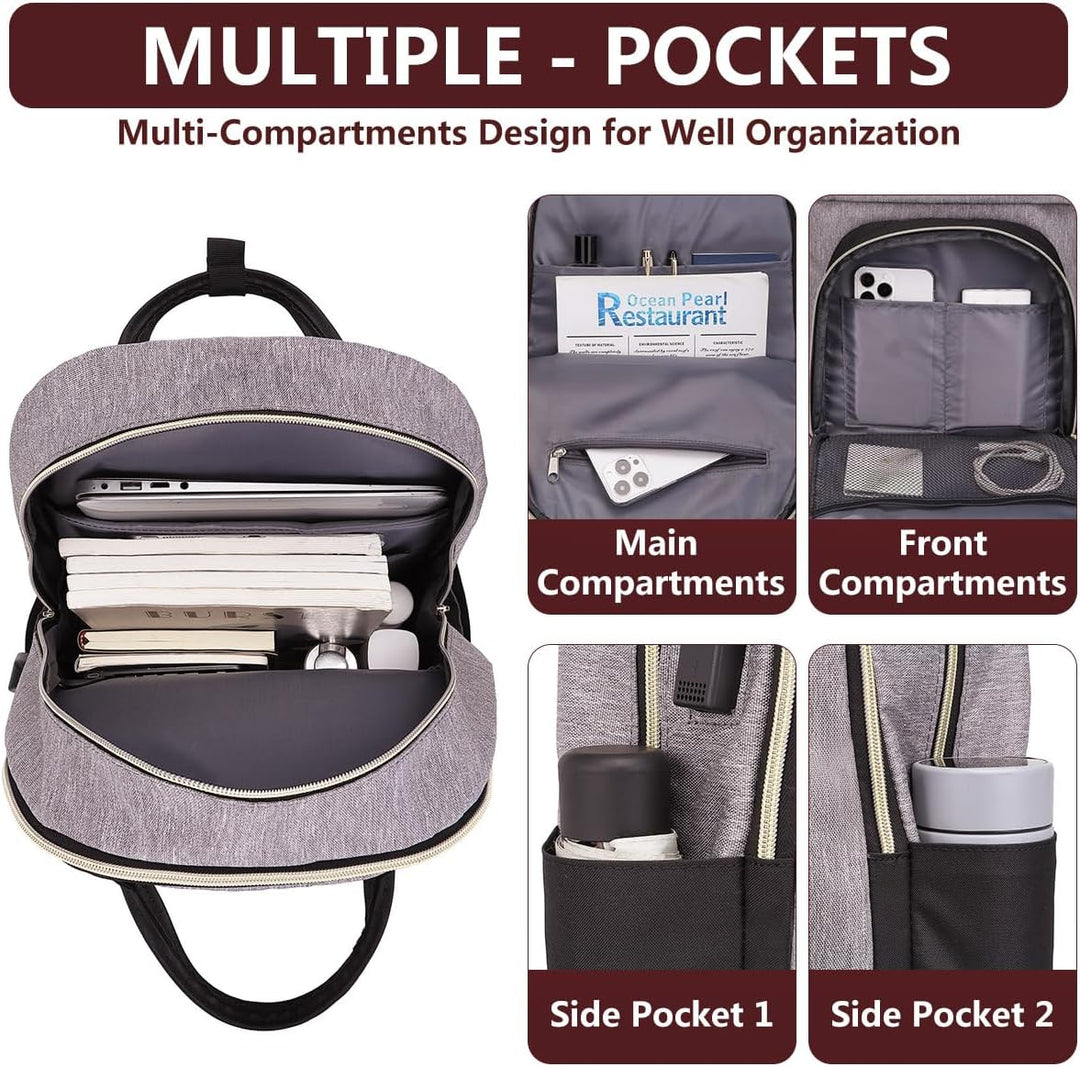 Mochila para laptop para mujer, bolsa de trabajo: mochilas universi...