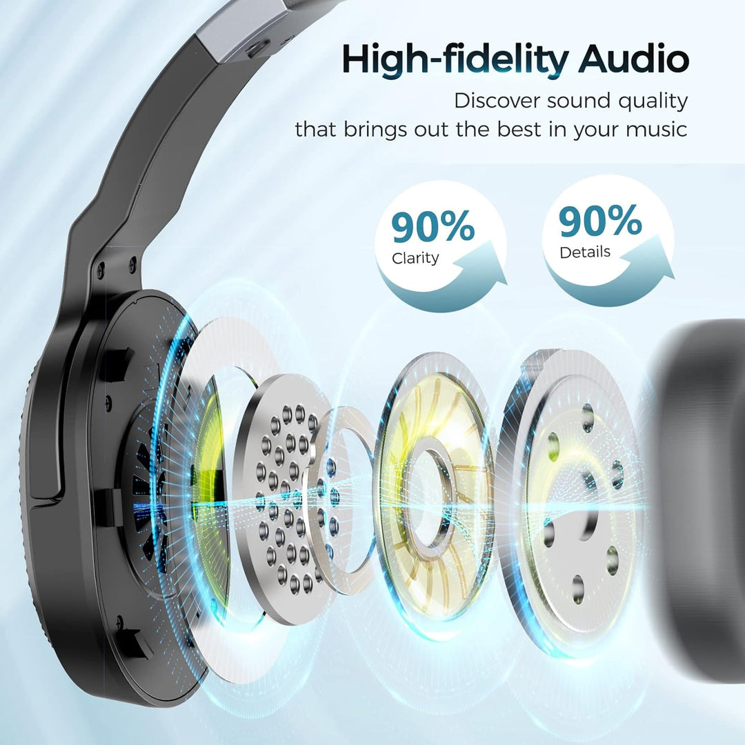 COSMUSIS Trucker - Auriculares Bluetooth con dong, auriculares inal...