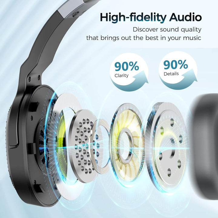 COSMUSIS Trucker - Auriculares Bluetooth con dong, auriculares inal...