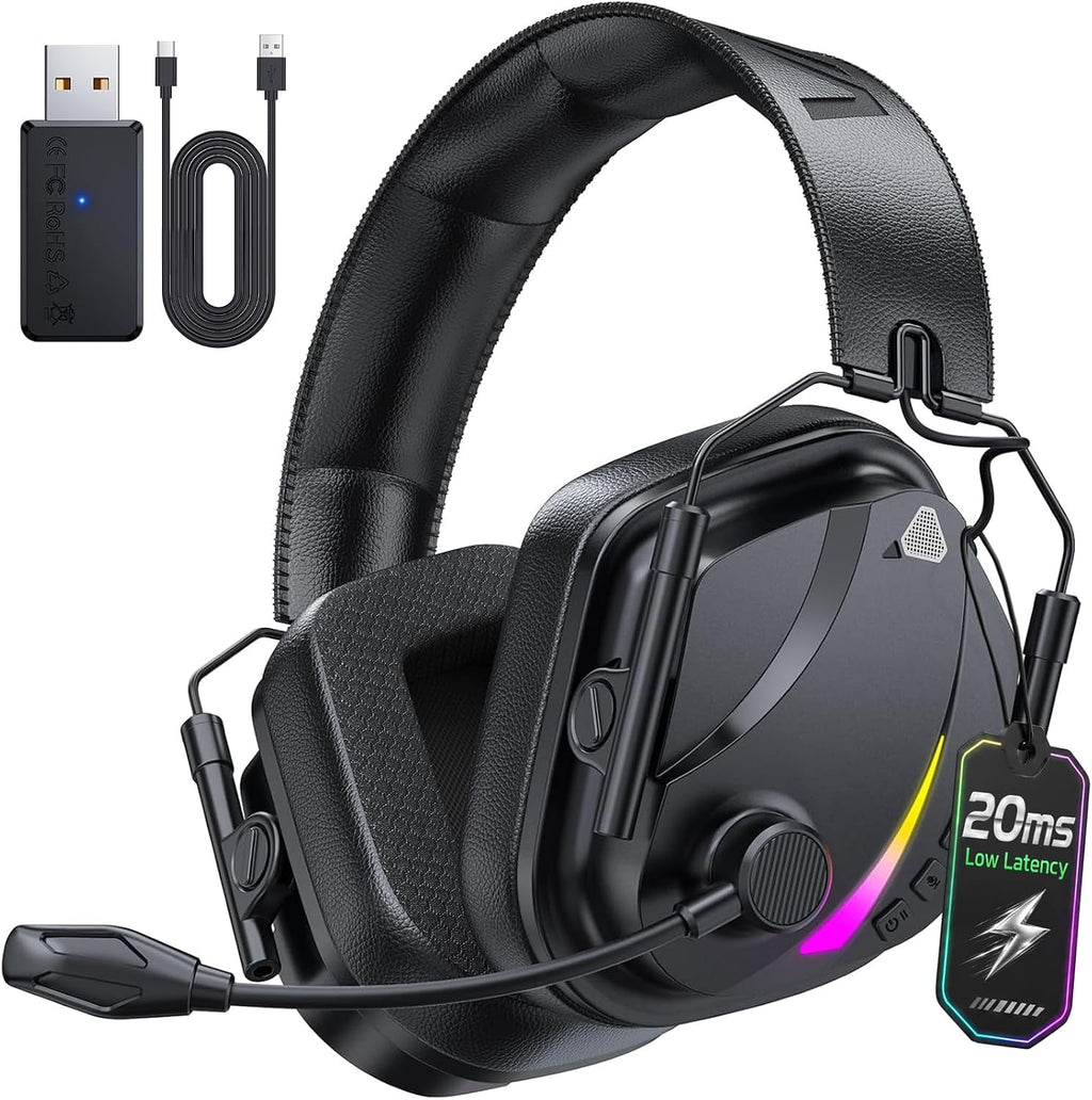Auriculares inalámbricos para juegos con micrófono para PS5 PS4