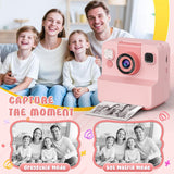 Cámara para Niños con Impresión Instantánea Juguetes para Niñas Ado...