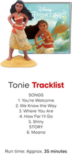 Toniebox 2 Audio Player Disney Princess Bundle para Kids 3+ con Ariel, Moana, Merida, y Belle - Cloud Pink