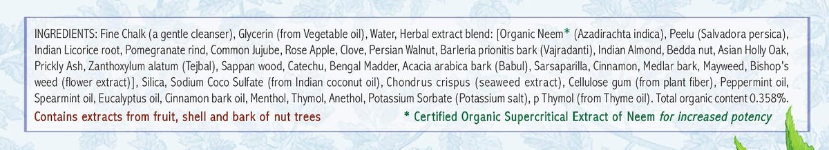 Auromere Pasta dental ayurvédica de hierbas, menta fresca, vegana,...