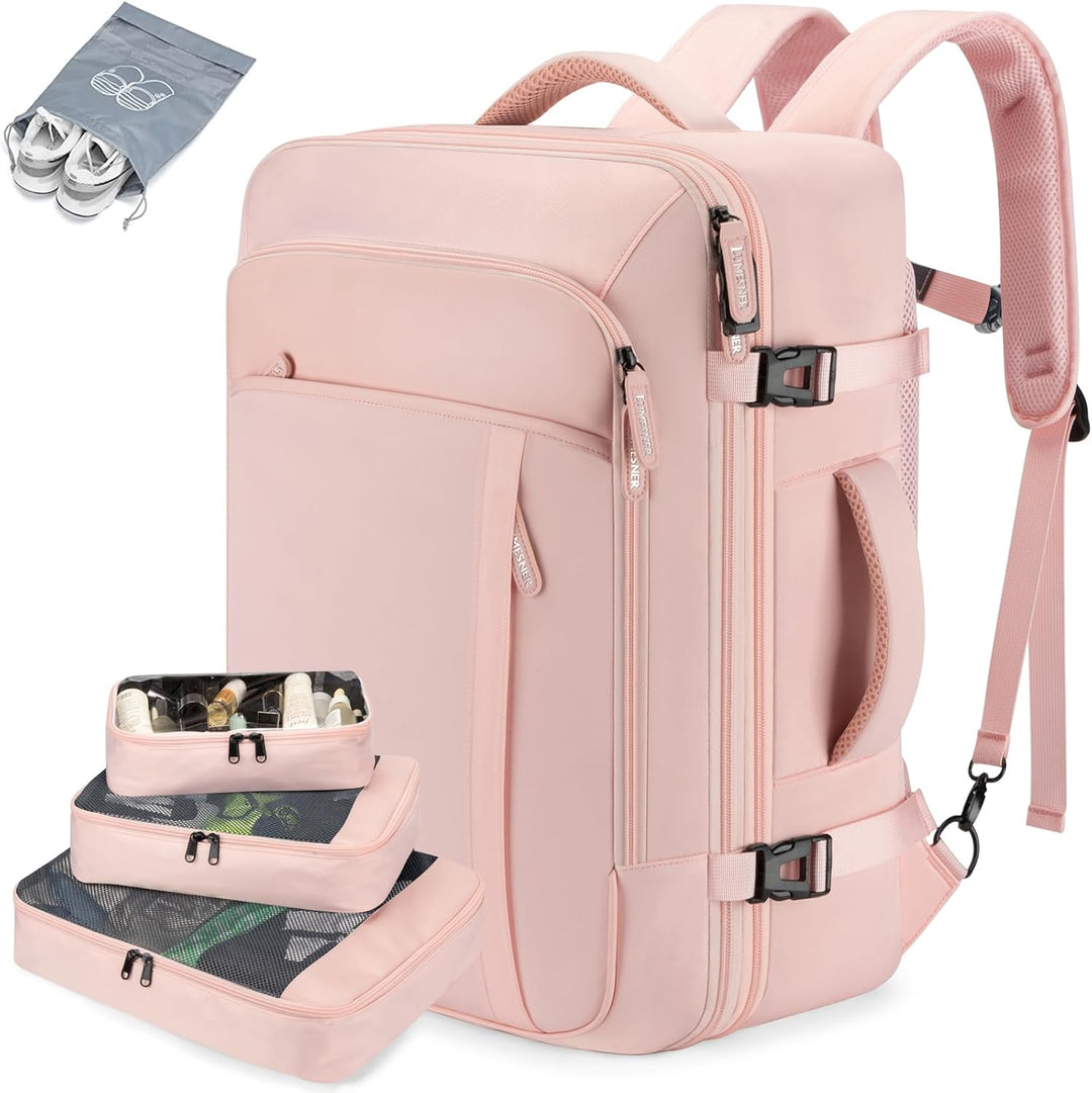 Lumesner Mochilas de viaje de mano, extra grandes de 40 litros apro...
