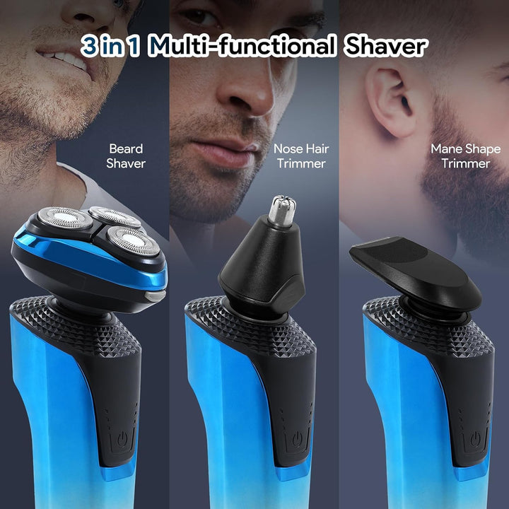 PHXCHAM Maquinilla de afeitar eléctrica para hombres, afeitadora el...