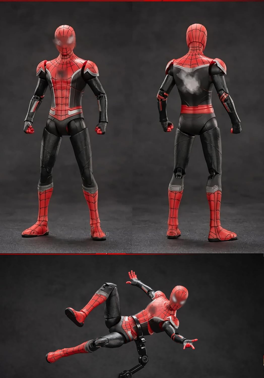 LonullyMege No Way Home Spiderman Figuras de acción - 7 pulgadas, t...