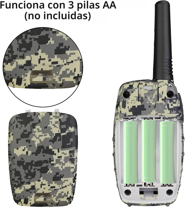 Retevis RT628 Walkie Talkies para niños, juguetes militares para ni...