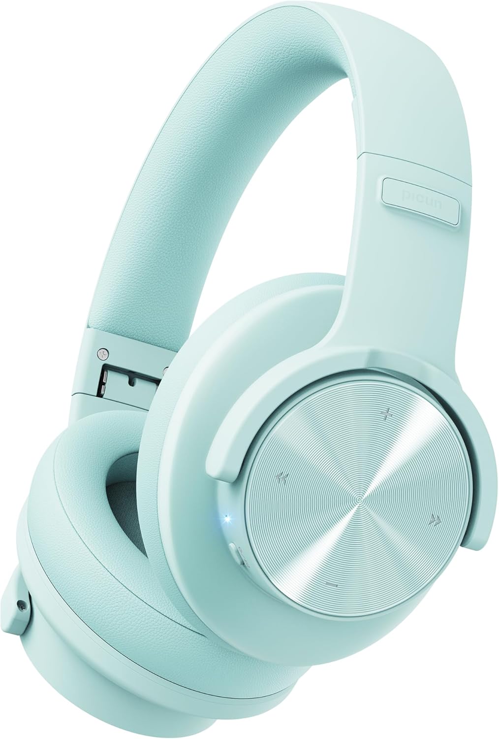 Picun Auriculares Bluetooth B8 sobre la oreja, Cian