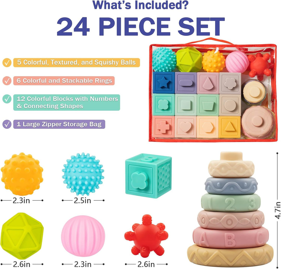 Jyusmile Juguetes para bebés de 6 a 12 meses juguete