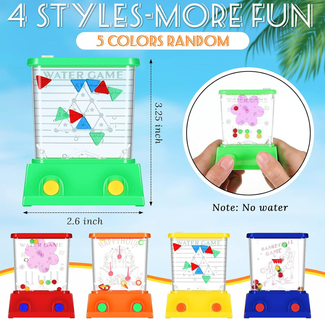 Lewtemi 32 anillos de agua de mano, juego de agua, arcade, mini ani...