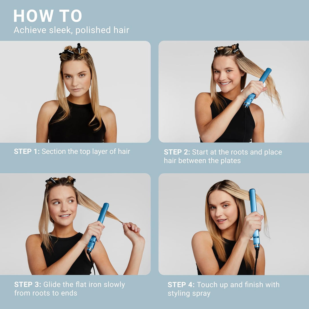 BaBylissPRO 1" Ultra Thin Flat Iron, Hair Straightener, Shorter...