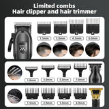 Cortadora de pelo inalámbrica para hombres, kit de corte de pelo y...