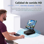 JTEMAN Soporte para tableta con altavoz Bluetooth, base de escritorio