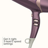 Infiniti PRO CONAIR Secador de pelo Style &amp; Shine con difusor y...