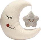 Lambs & Ivy Goodnight Luna y Estrella Peluche Peluche - Crema/Gris