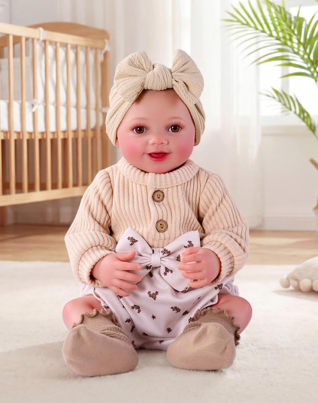 BABESIDE Drink and Wet Reborn Baby Dolls Girl - Muñeca de vinilo su...