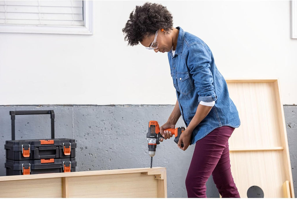 Destornillador/perforadora Black & Decker 20 V MAX con 1 baterías de litio