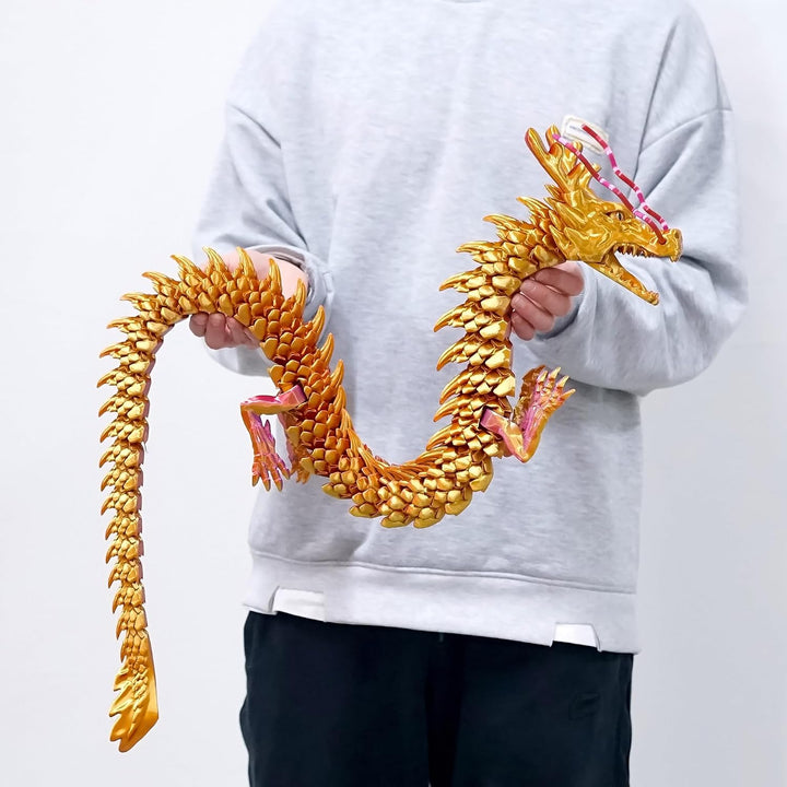 Modelos de dragón impresos en 3D súper grandes de 47.3 pulgadas, fi...