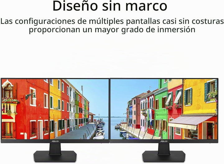 ASUS Monitor de escritorio de 24 pulgadas, 75 Hz, Full HD (1920 x 1...