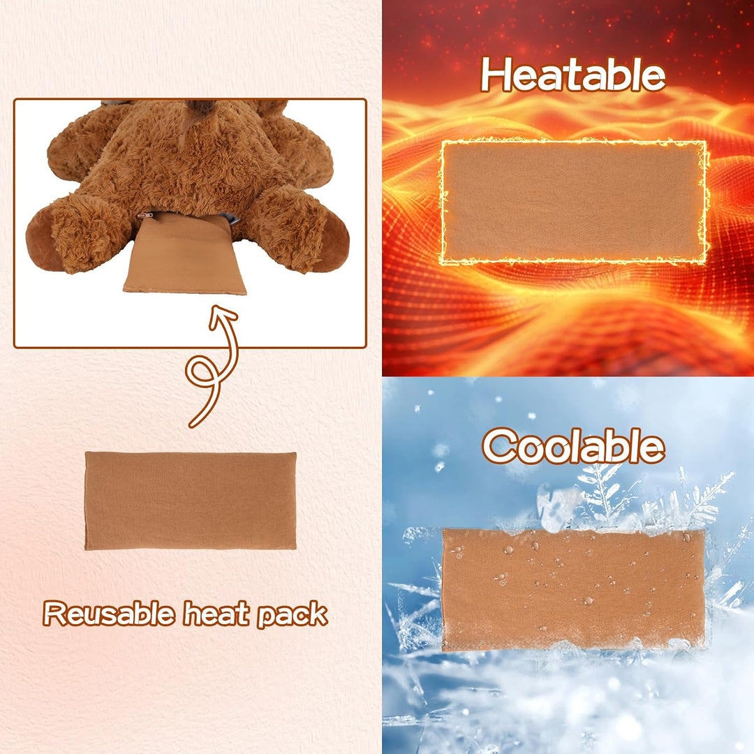 GILFWM Animales de peluche con peso de 25 pulgadas, 5 libras, vaca...