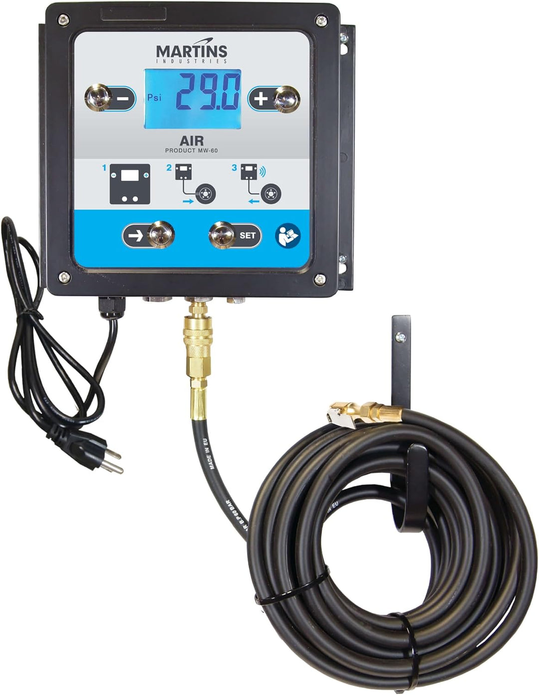 Martins - Inflador automático de neumáticos MW-60, 145 psi, unidad...