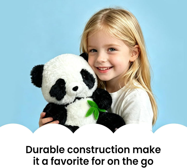Haivivi Peluche de panda de peluche, peluche ultrasuave con cuerpo...